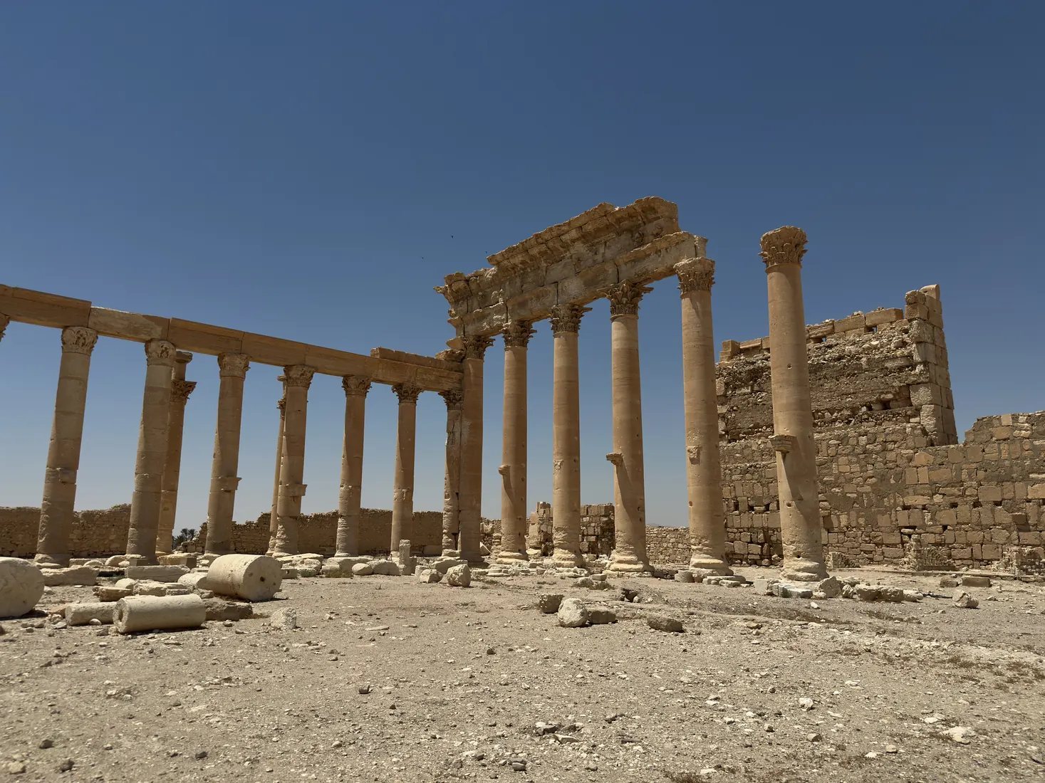 Palmyra ruins in Syria